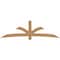 Ekena Millwork Davenport Timber Gable Bracket, Western Red Cedar, 108"W x 31 1/2"H x 3 1/2"D x 5 1/2"F, 7/12 Pitch GBW108X31X0406DAV00SWR - alternate 1